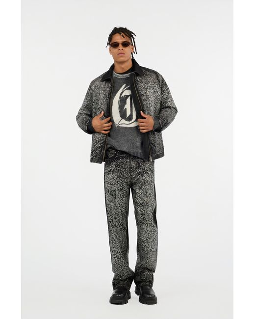 Roberto Cavalli Black Washed Sweater for men