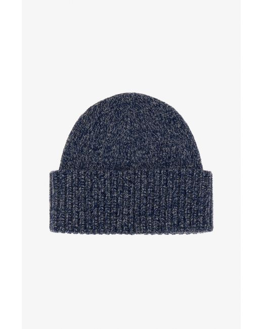 Cappello Con Monogram Rc di Roberto Cavalli in Blue