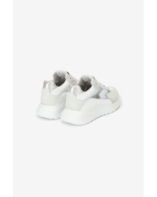 Sneakers À Lacets Avec Mélange D'Empiècements Roberto Cavalli en coloris Multicolor