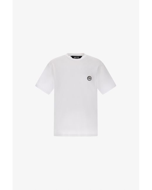 Roberto Cavalli White Just Cavalli T-Shirt for men