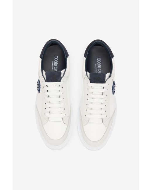 Roberto Cavalli Multicolor Sneakers With Rc Monogram for men