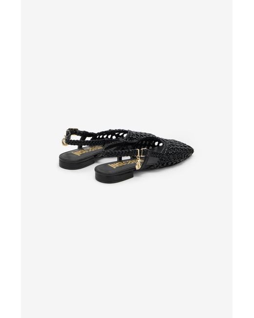 Roberto Cavalli Black Slingback