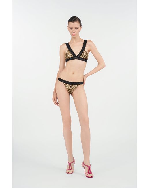 Roberto Cavalli Black Baby Jaguar Print Swimsuit