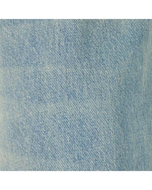 Roberto Cavalli Blue Sandblasted-Effect Jeans for men