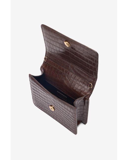 Roberto Cavalli Brown Medium Roar Bag