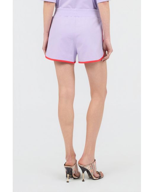 Roberto Cavalli Purple Shorts