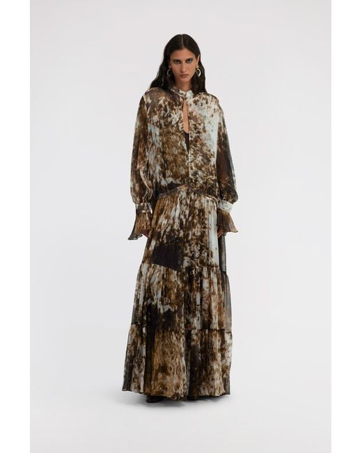 Roberto Cavalli White Appaloosa Print Dress