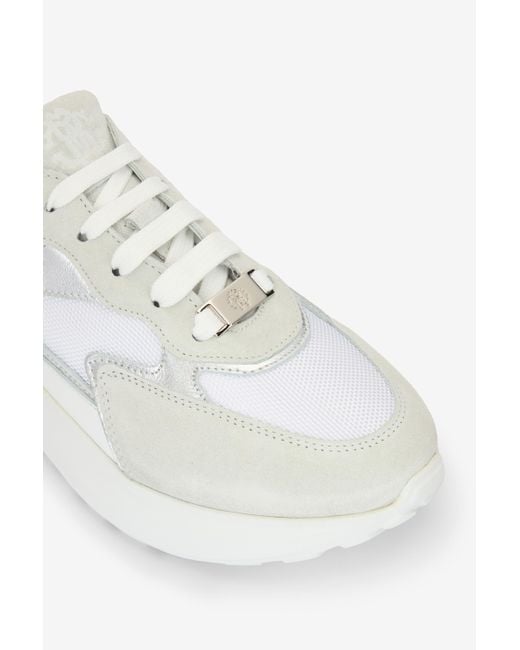 Sneakers À Lacets Avec Mélange D'Empiècements Roberto Cavalli en coloris Multicolor