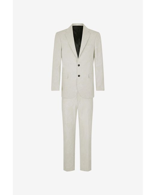 Roberto Cavalli White Suit for men