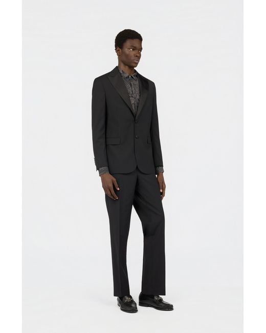 Roberto Cavalli Black Suit for men