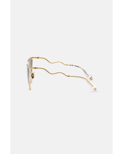 Roberto Cavalli Multicolor Metal Front And Temple Sunglesses