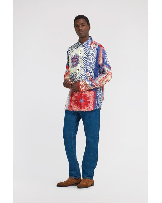 Vaqueros Clásicos Roberto Cavalli de hombre de color Blue