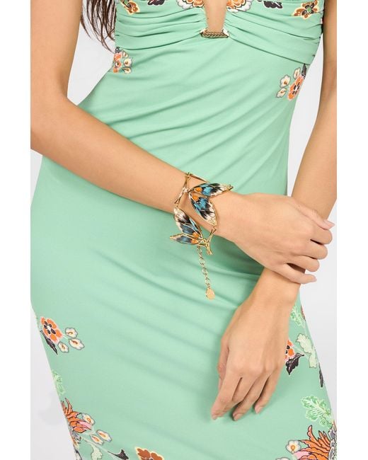 Roberto Cavalli Metallic Butterfly Bracelet