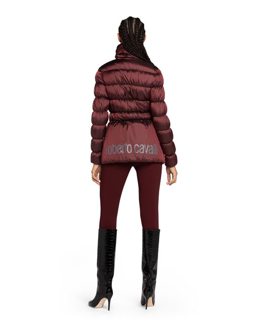 Roberto Cavalli Red Double Stretch Crepe Solid Trousers