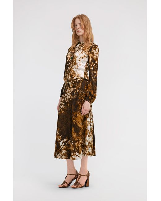Roberto Cavalli White Appaloosa Print Shirt Dress