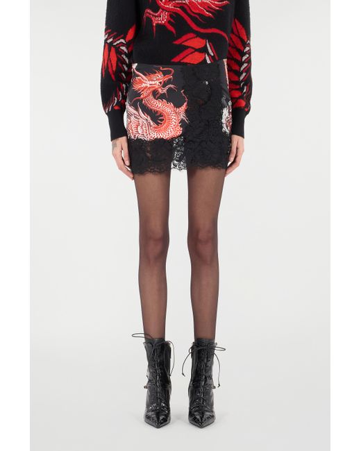 Minigonna di Roberto Cavalli in Black