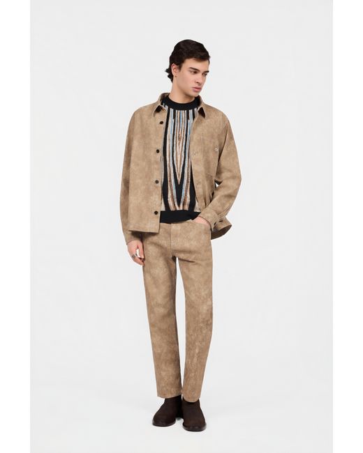Roberto Cavalli Black Sweater With Zebra Print for men