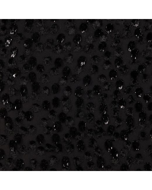 Roberto Cavalli Black Skirt With Beaded Hem