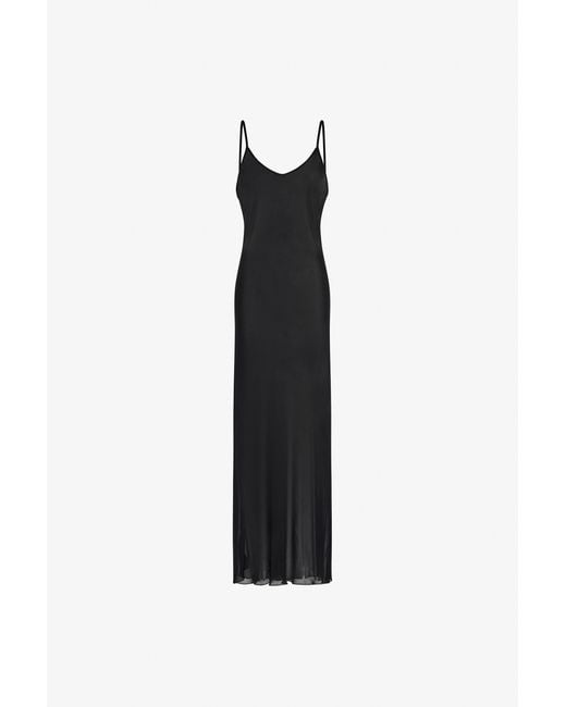 Roberto Cavalli Black Slip Dress