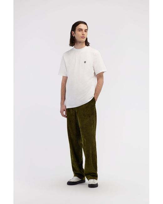 Roberto Cavalli White T-Shirt With Monogram Rc for men
