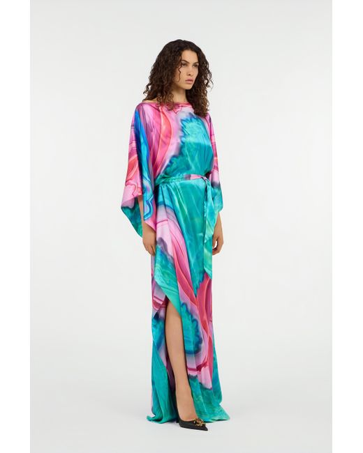 Roberto Cavalli Blue Long Dress