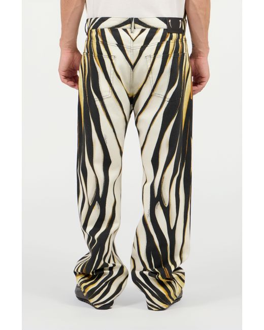 Roberto Cavalli Jeans Mit Ray Of-Print in White für Herren