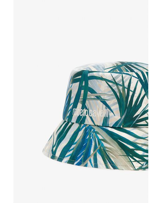 Roberto Cavalli Blue Cap With Logo