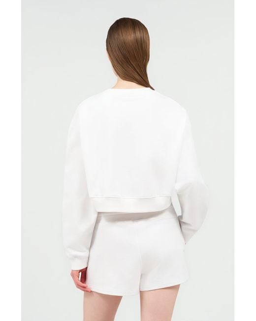 Roberto Cavalli White Roar Sweatshirt