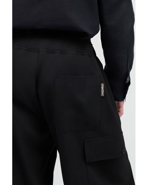 Roberto Cavalli Black Pants With Cargo Pockets for men