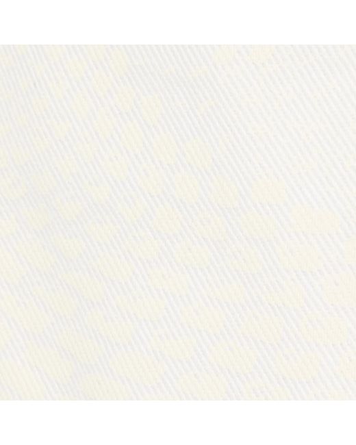 Roberto Cavalli White Hose Mit Print Python Und Charm