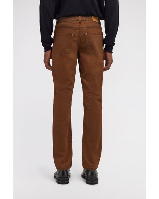Roberto Cavalli Brown Straight Jeans for men