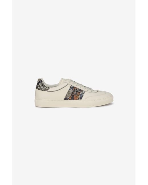 Roberto Cavalli Sneaker Aus Leder Mit Python-Print in Multicolor für Herren