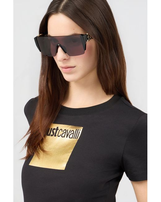 Roberto Cavalli Black Sunglasses Just Cavalli