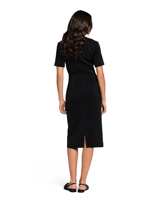 Roberto Cavalli Black V Neck Dress