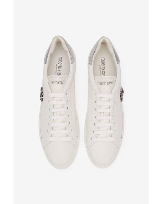Roberto Cavalli Multicolor Sneaker With Monogram Rc for men