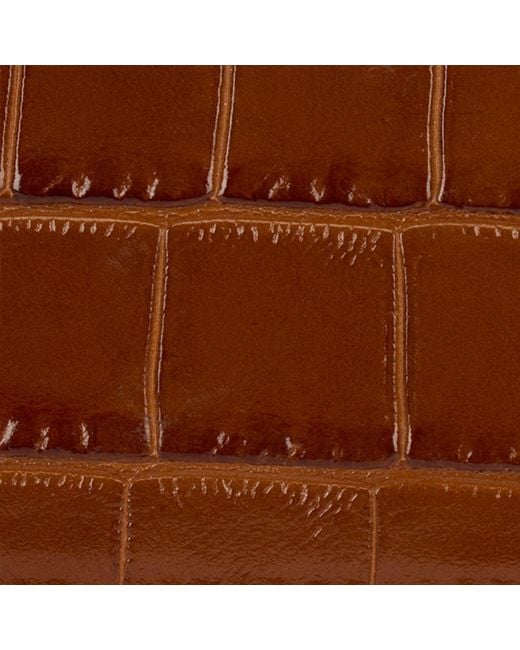 Roberto Cavalli Brown Roar Leather Wallet With Chain