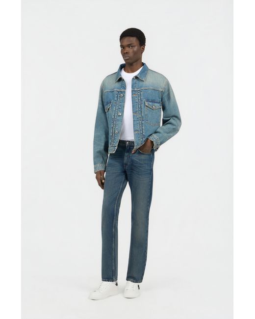 Roberto Cavalli Blue Denim Jacket for men