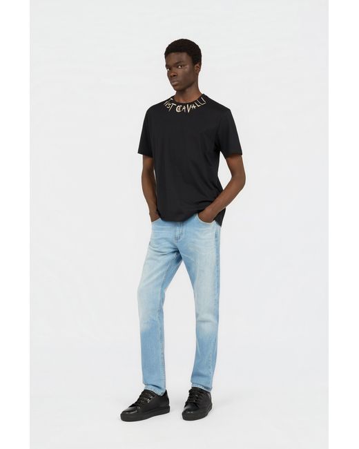 Roberto Cavalli Black T-Shirt for men