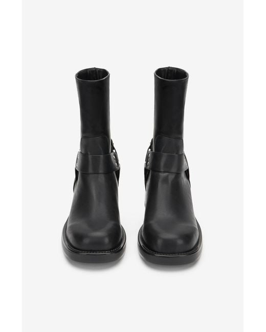 Roberto Cavalli Black Boots With Logo Detail