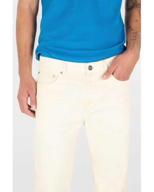Roberto Cavalli White Cream Five Pocket Jeans for men