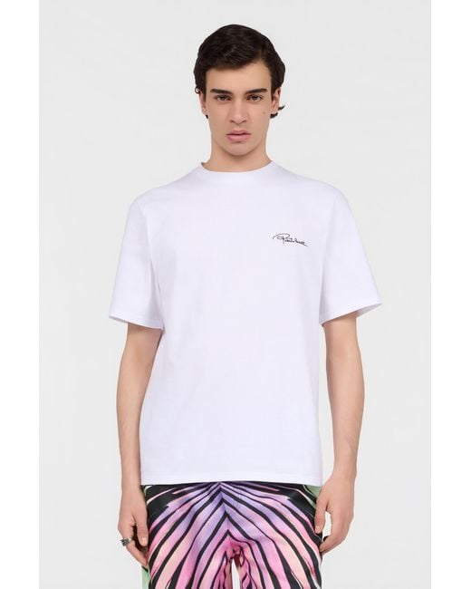 Roberto Cavalli White T-Shirt for men