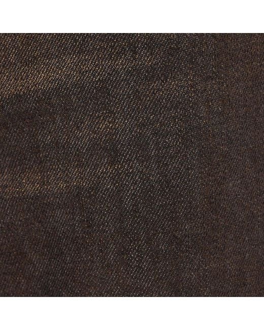 Roberto Cavalli Brown Bronze And Flared Jeans