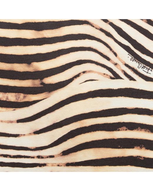 Camiseta Con Estampado Jungle Y Monograma Roberto Cavalli de hombre de color Multicolor