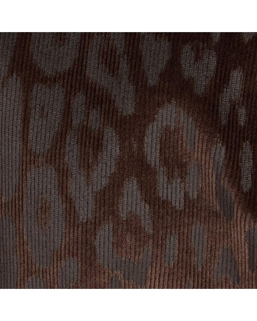Roberto Cavalli Black Jaguar Skin Corduroy Jacket