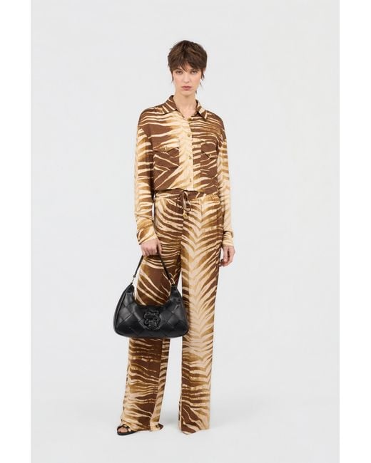 Roberto Cavalli Natural Barb Print Shirt