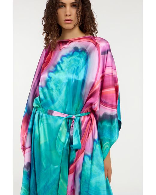 Roberto Cavalli Blue Long Dress