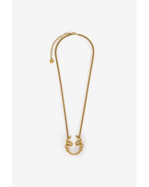 Roberto Cavalli White Serpentine Necklace