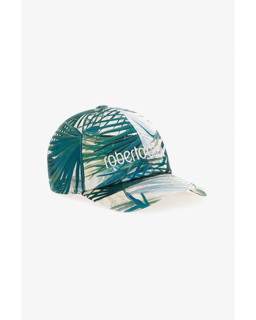 Roberto Cavalli Blue Cap With Logo