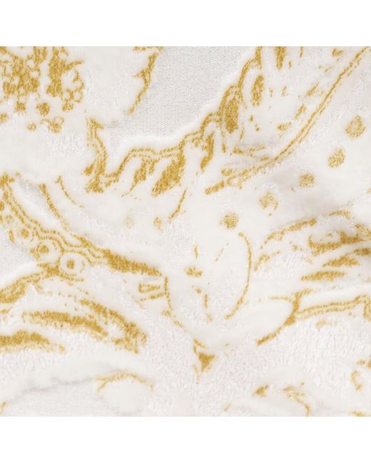 Roberto Cavalli White Ornamental Print Top