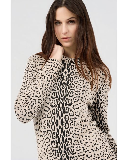 Roberto Cavalli White Jaguar Print Top